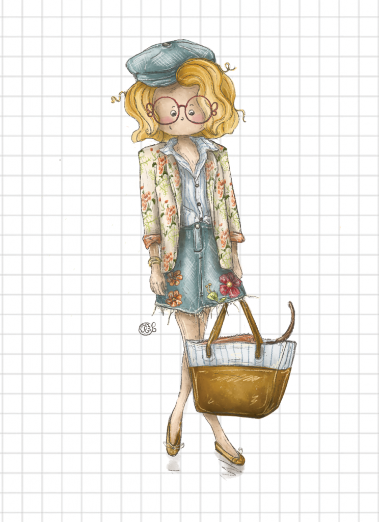 Artista al lavoro illustrazione